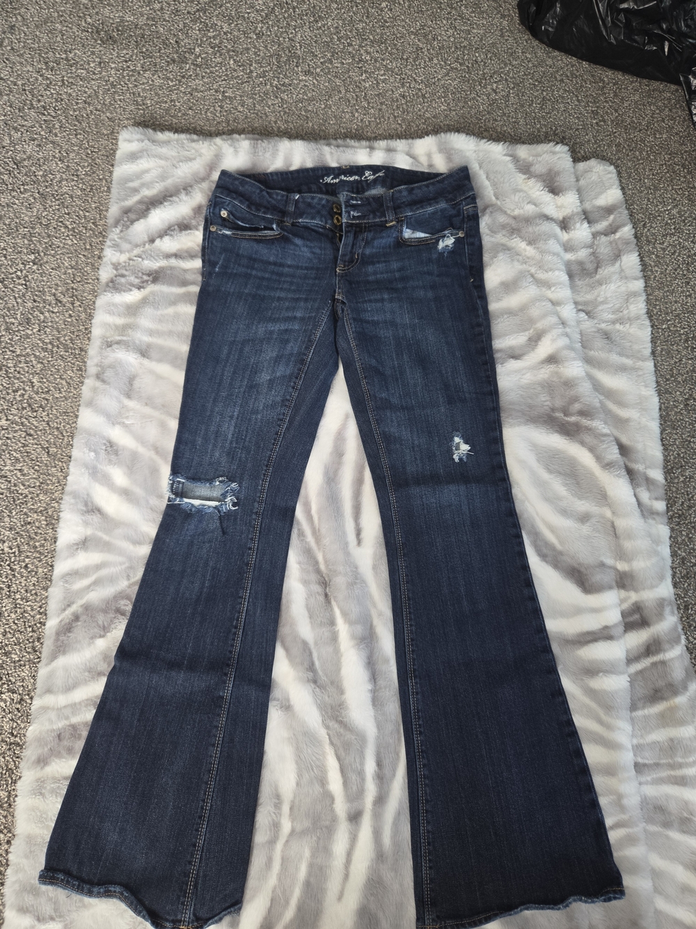 American Eagle Outfitters Dark Blue Bootcut Jeans